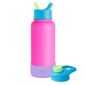 Summit Water Bottle with Straw Lid and Chug Lid